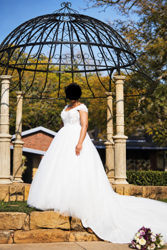 Beautiful Jasmine Bridal White Wedding Dress 