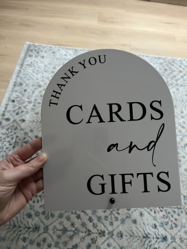 Card and gift sign 