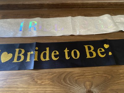 Bride to be sashes