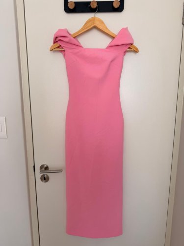 Pink Forever New Midi Dress - Size 6 
