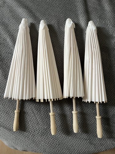 White parasols 