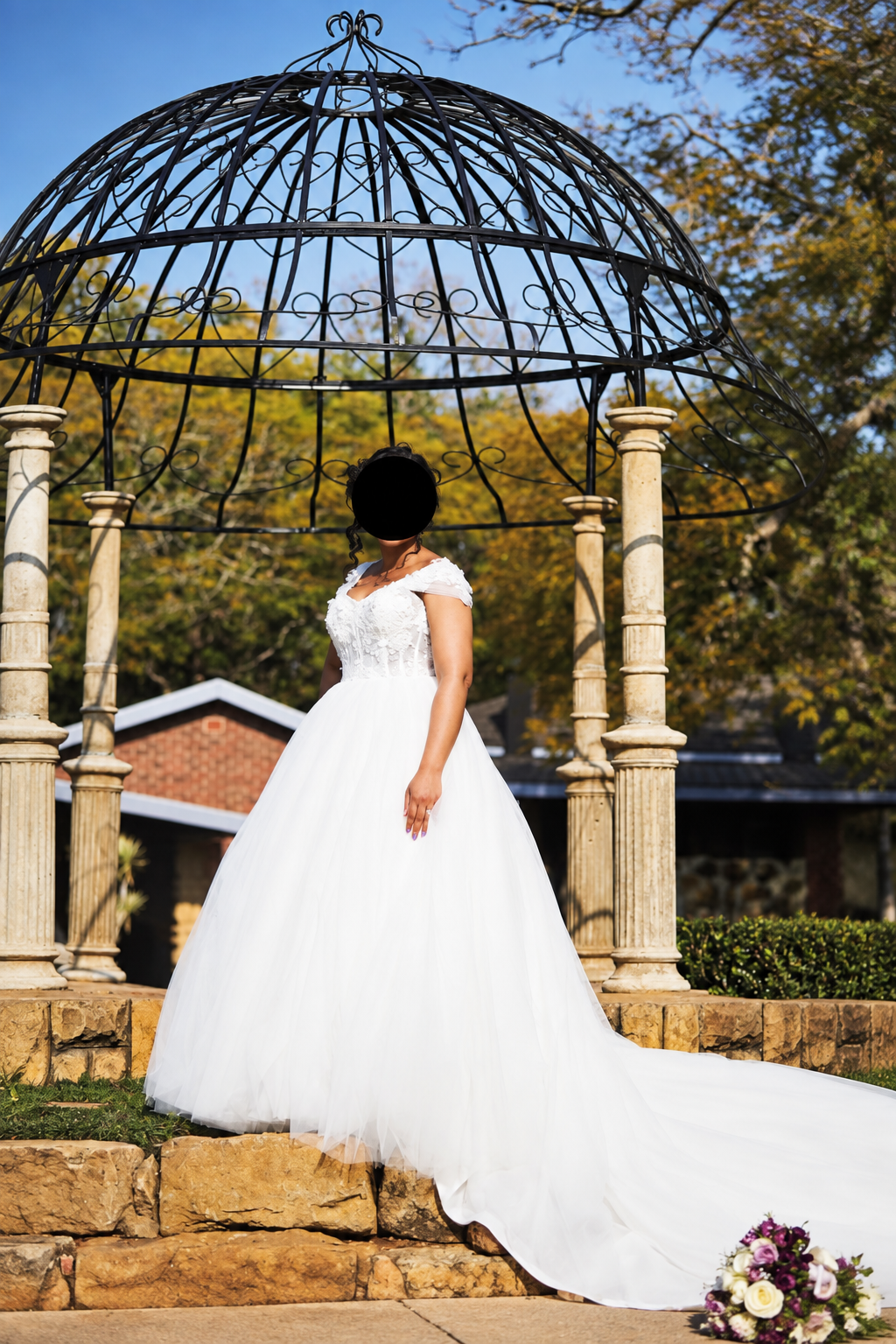 Beautiful Jasmine Bridal White Wedding Dress 