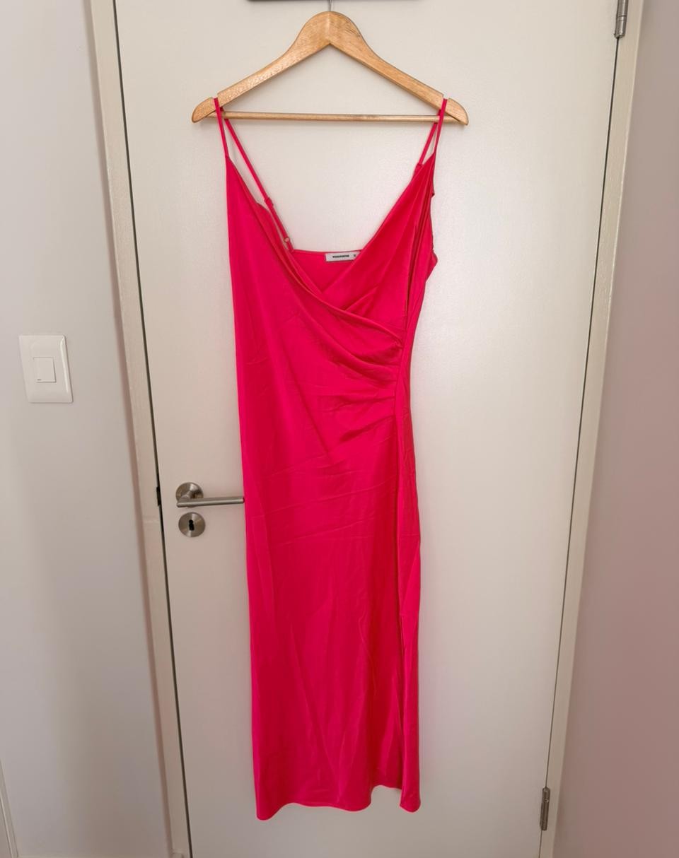 Bright Pink Long Dress 