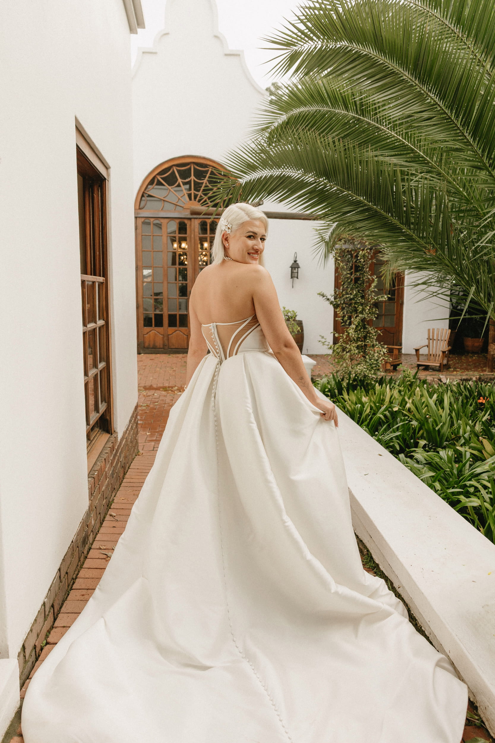 Enzoani Mikado Silk A-line Gown