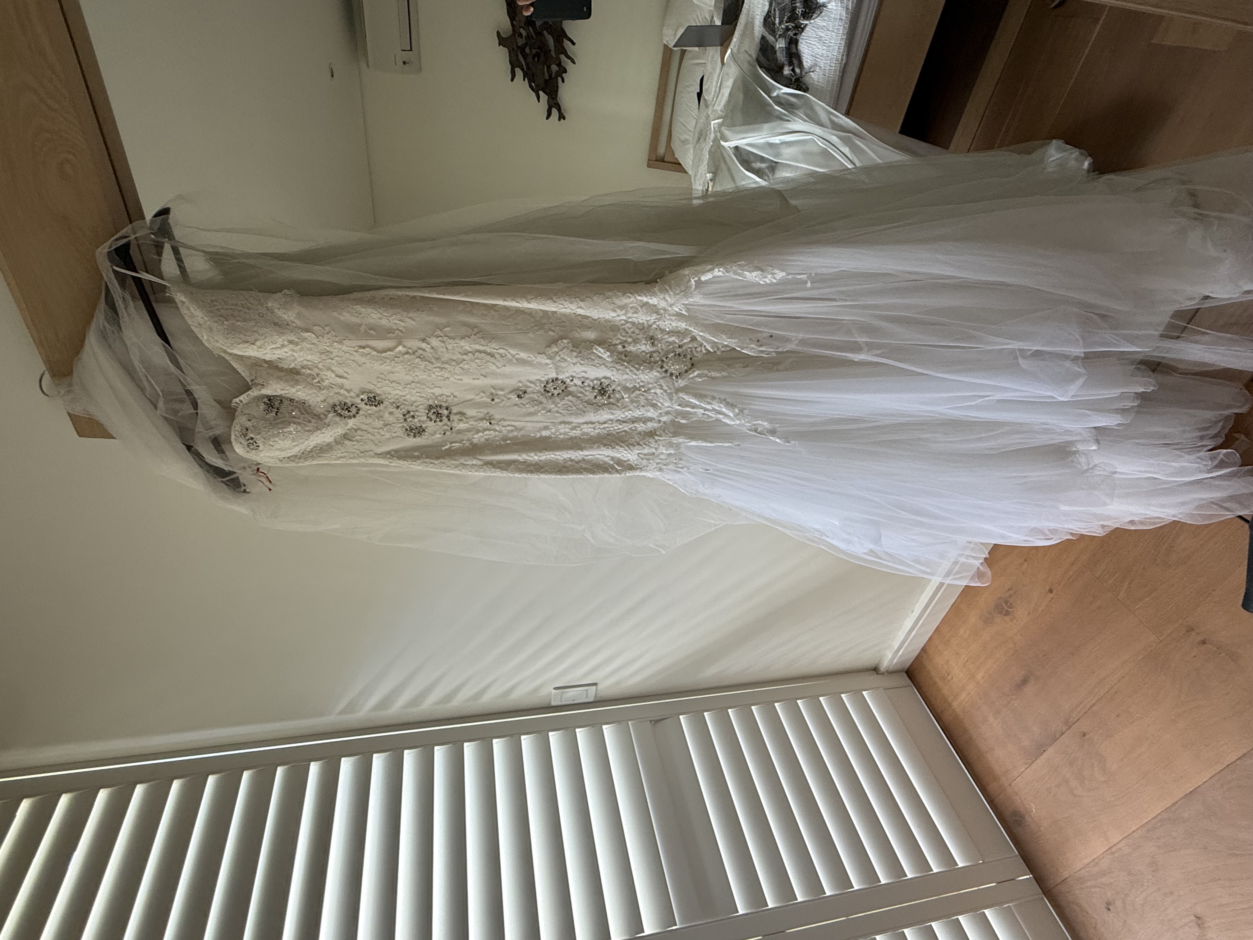 A Bespoke Monique Lhuillier-Inspired Wedding Gown