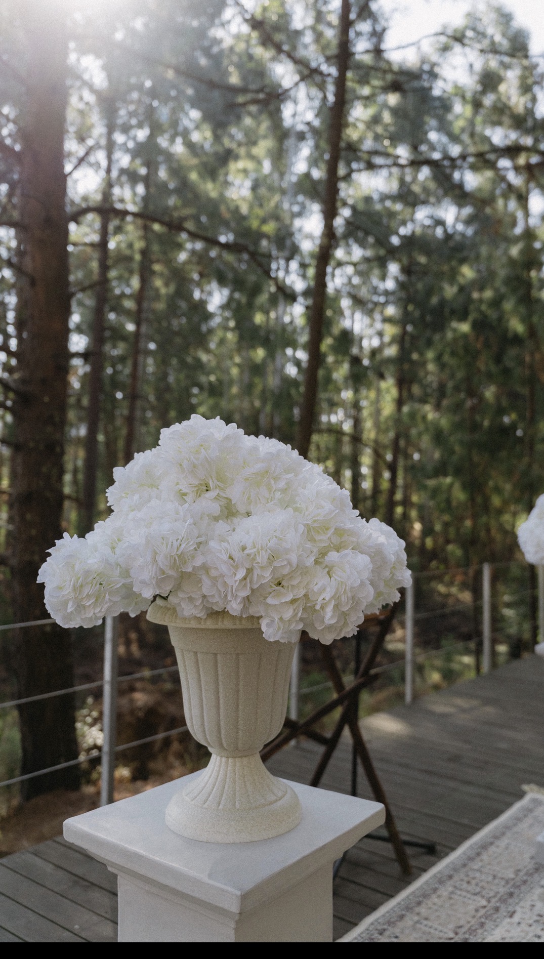 Lightweight Stone Look Decorative Urns