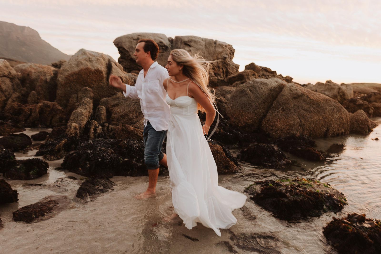 Engagement Dress: Effortless Coastal Romance