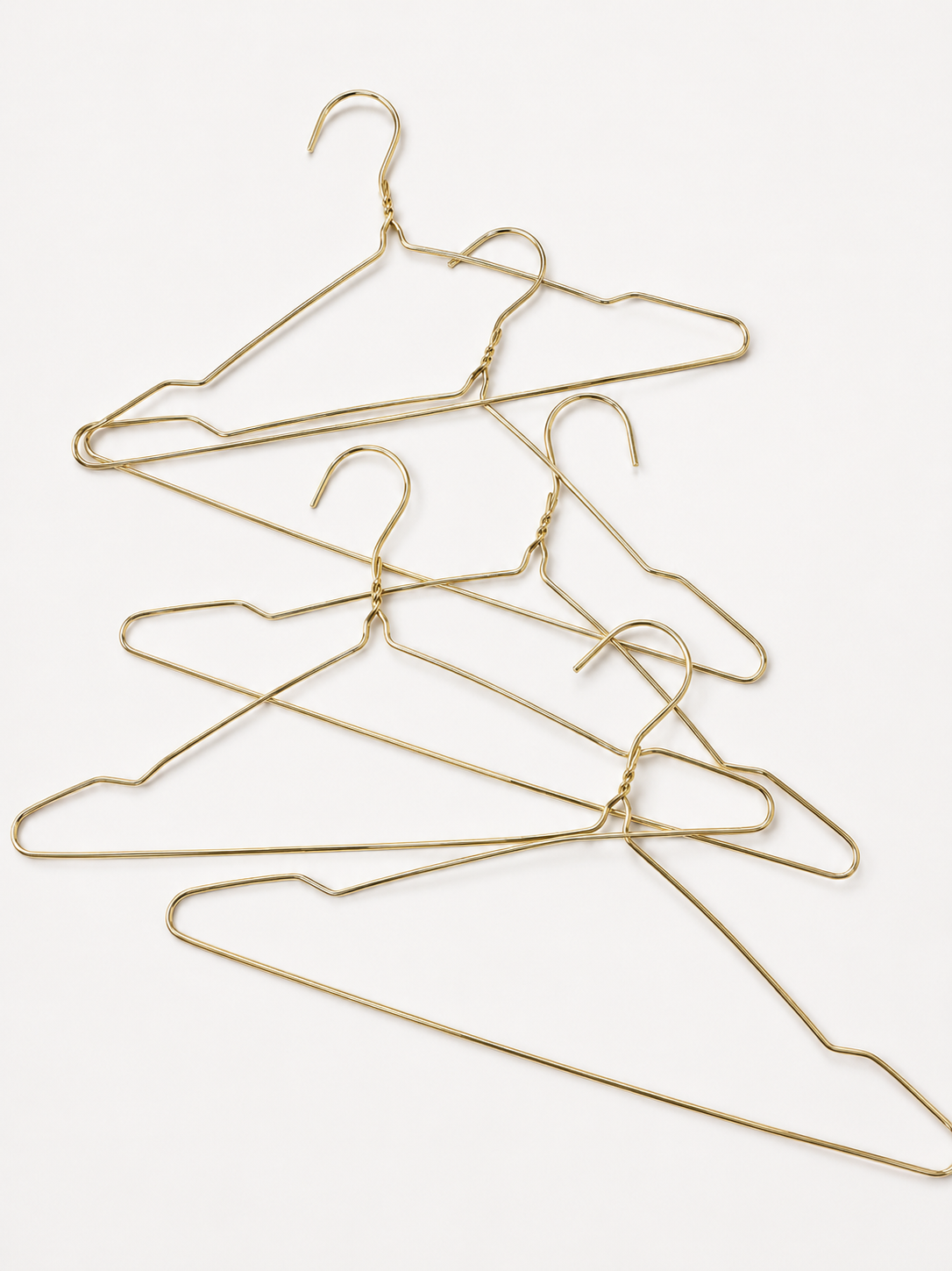Gold hangers 