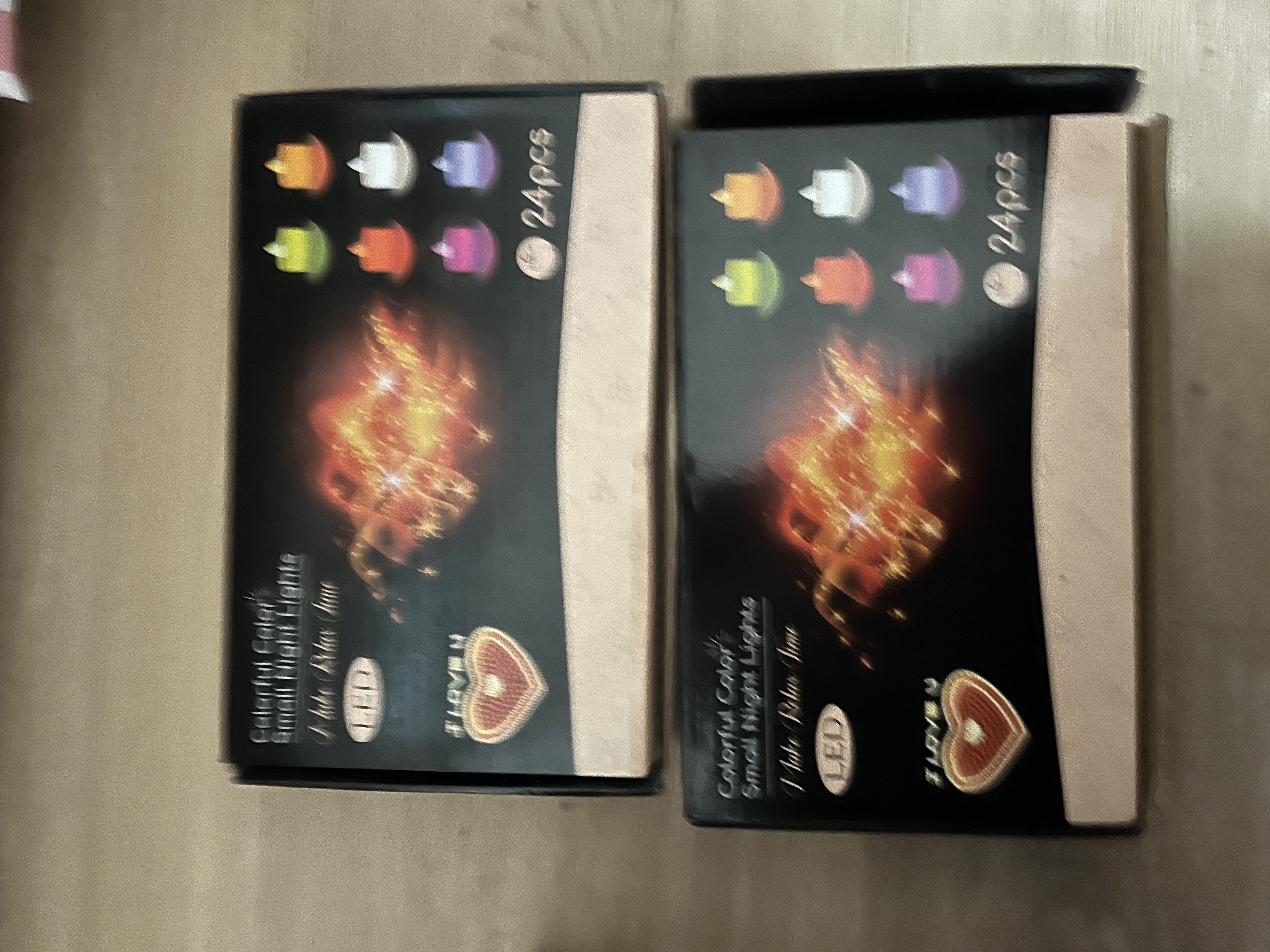 Battery candle lights 