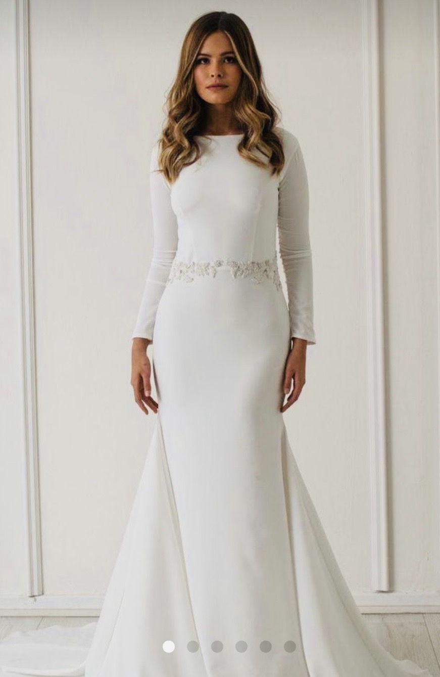 Authentic Designer Dress, One of a kind DEMURE BRIDAL, ASPEN